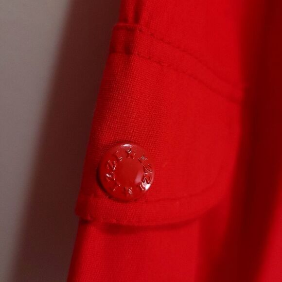 Retro Izzi Spirit 80s Red and White Sailing Jacket - Picture 5 of 13